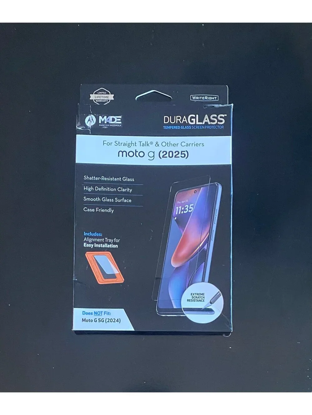 DuraGlass Tempered Glass Screen Protector for Motorola moto g 2025